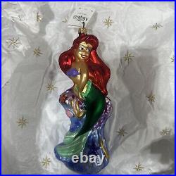 Christopher Radko Disney THE LITTLE MERMAID Ornament ARIEL NEW MINT