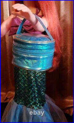 DISNEY'S ARIEL LITTLE MERMAID VTG 38 MY SIZE TALKING DOLL! With EXTRAS