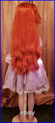 DISNEY'S ARIEL LITTLE MERMAID VTG 38 MY SIZE TALKING DOLL! With EXTRAS