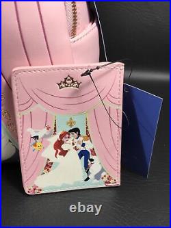 Danielle Nicole Disney Little Mermaid Ariel Wedding Mini Backpack & Cardholder