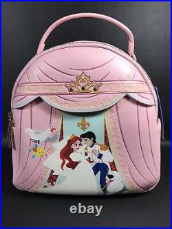 Danielle Nicole Disney Little Mermaid Ariel Wedding Mini Backpack & Cardholder