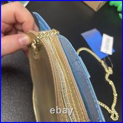 Danielle Nicole Disney Little Mermaid Flounder Small Crossbody Bag Purse NWT