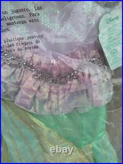DiSNEY STORE Limited Edition Little Mermaid Ariel Costume Dress up princess Sz 8