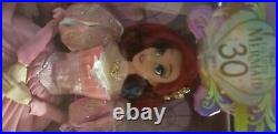 Disney 2019 D23 LE 1000 Pink Little Mermaid 30th Anniversary ARIEL 17 inch doll