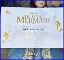 Disney 2024 D23 Expo Fan Event Day Little Mermaid Ariel 17 Doll LE 239/1000 Disney 2024 D23 Expo Fan Event Day Little Mermaid Ariel 17 Doll LE 239/1000