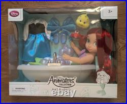 Disney Animators Collection Ariel Deluxe Gift Set Toddler Doll +bathtub RARE NIB Disney Animators Collection Ariel Deluxe Gift Set Toddler Doll +bathtub RARE NIB