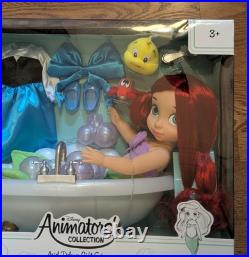 Disney Animators Collection Ariel Deluxe Gift Set Toddler Doll +bathtub RARE NIB Disney Animators Collection Ariel Deluxe Gift Set Toddler Doll +bathtub RARE NIB