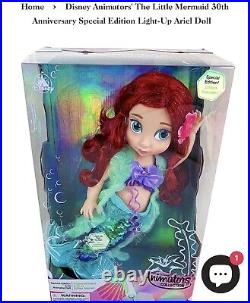 Disney Animators Collection Ariel light up doll
