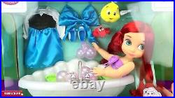 Disney Animators Collection Deluxe Toddler Doll The Little Mermaid Ariel Bathtub