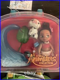 Disney Animators Collection Mini Doll Playset Lot Of (12)