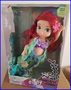Disney Animators Collection Special Edition Ariel Light Up Doll 15 Ne