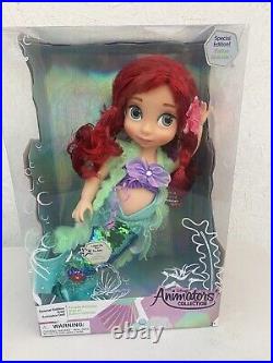 Disney Animators Collection Special Edition Ariel Light Up Doll 15 New