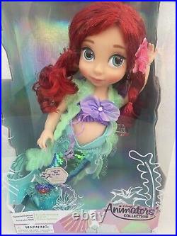 Disney Animators Collection Special Edition Ariel Light Up Doll 15 New