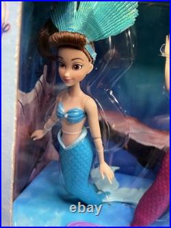 Disney Ariel And Sisters Mini Doll Set The Little Mermaid NEW