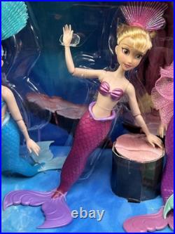 Disney Ariel And Sisters Mini Doll Set The Little Mermaid NEW