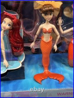 Disney Ariel And Sisters Mini Doll Set The Little Mermaid NEW