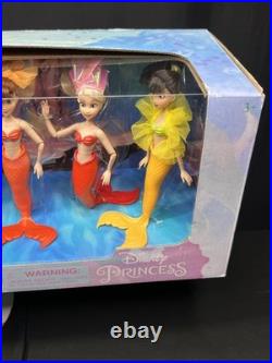 Disney Ariel And Sisters Mini Doll Set The Little Mermaid NEW