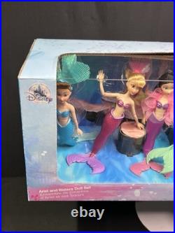 Disney Ariel And Sisters Mini Doll Set The Little Mermaid NEW