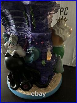 Disney Ariel & Eric Dancing Pedestal Snowglobe Little Mermaid