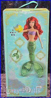 Disney Ariel From The Little Mermaid Deluxe Feature 18 Singing Doll New