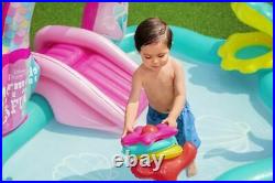 Disney Ariel Little Mermaid Kids Inflatable Swimming Pool Slide Water Play Cente