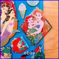 Disney Ariel and Athena Fantasy Pin LE 50 Mother Daughter Little Mermaid Jumbo