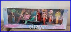 Disney Ariel and Sisters Doll Set of 7