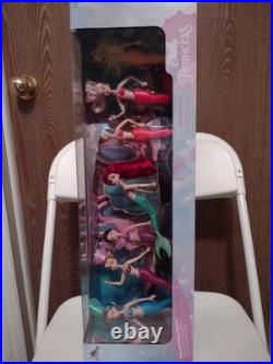 Disney Ariel and Sisters Mini Doll Set The Little Mermaid 30 years