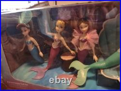 Disney Ariel and Sisters Mini Doll Set The Little Mermaid 30 years
