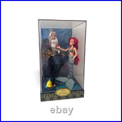 Disney Ariel and Triton Doll 2017 The Little Mermaid Limited Collector