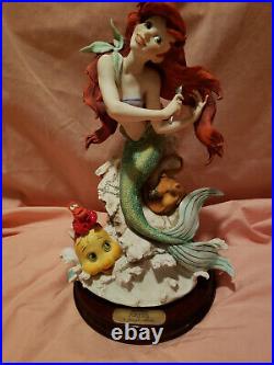 Disney Armani 1994 Disneyana Convention Ltd Ed The Little Mermaid Ariel Flounder
