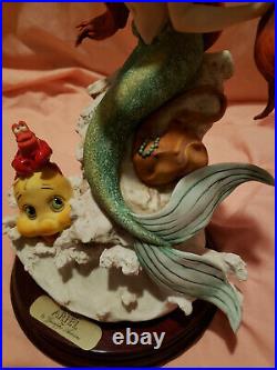 Disney Armani 1994 Disneyana Convention Ltd Ed The Little Mermaid Ariel Flounder