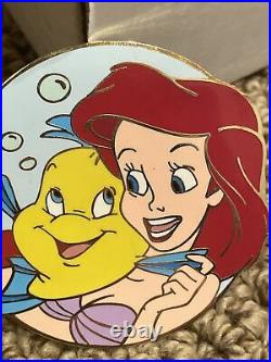 Disney Auctions Ariel Flounder Princess Friends LE 100 Pin Little Mermaid Best