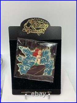 Disney Auctions Ariel on the Rock LE 100 Jumbo Pin Wave The Little Mermaid