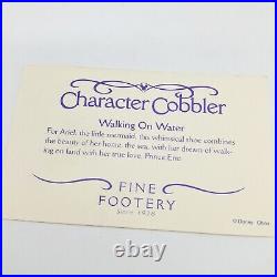 Disney Character Cobbler Little Mermaid Ariel Shoe Figurine Walk on Water HTF