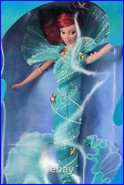 Disney Collector Barbie Doll Aqua Fantasy Ariel Film Premiere Edition 1997 NRFB