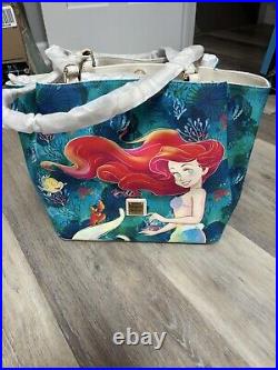 Disney Dooney And Bourke Little Mermaid Ariel Tote Bag NEW