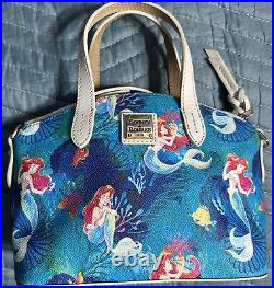 Disney Dooney & Bourke Little Mermaid Crossbody Mini Satchel Purse Ariel USED