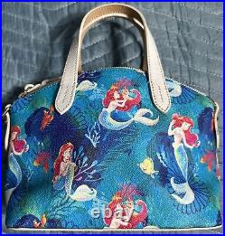 Disney Dooney & Bourke Little Mermaid Crossbody Mini Satchel Purse Ariel USED