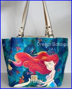 Disney Dooney & Bourke The Little Mermaid Ariel Tote Handbag NWT