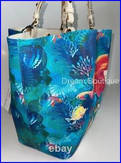 Disney Dooney & Bourke The Little Mermaid Ariel Tote Handbag NWT