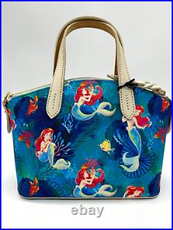 Disney Dooney & and Bourke Little Mermaid Crossbody Mini Satchel Purse Ariel A