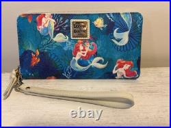Disney Dooney & and Bourke The Little Mermaid Wallet Wristlet Ariel 2023