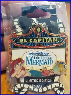 Disney El Capitan The Little Mermaid Marquee #1 LE 300 Pin DSF DSSH Ariel
