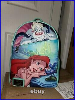Disney Employee Center DEC Loungefly Little Mermaid Ariel Ursula Backpack LE600