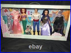 Disney Exclusive Little Mermaid Gift Set Ariel, Eric, Vanessa And Ursula, New