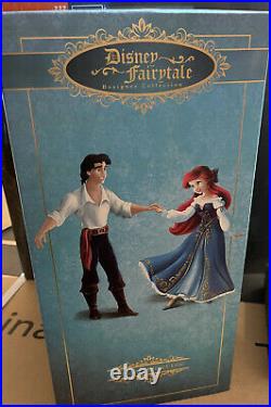 Disney Fairytale Designer Little Mermaid Ariel Prince Eric Dolls Limited Edition