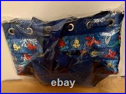 Disney Harvey's Little Mermaid Ariel Sebastian Park Hopper Cinch Bag Backpack