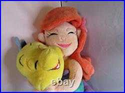 Disney Japan Ariel and Flounder Heartland Tomy Company Plush Little Mermaid