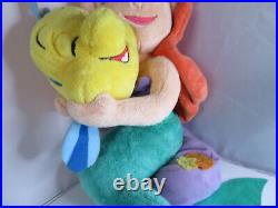 Disney Japan Ariel and Flounder Heartland Tomy Company Plush Little Mermaid